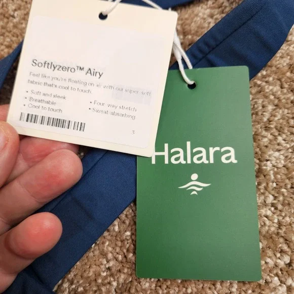 Halara Softlyzero Airy Everyday Activity Dress Blue XL NWT Built-in Shorts - Picture 2 of 10